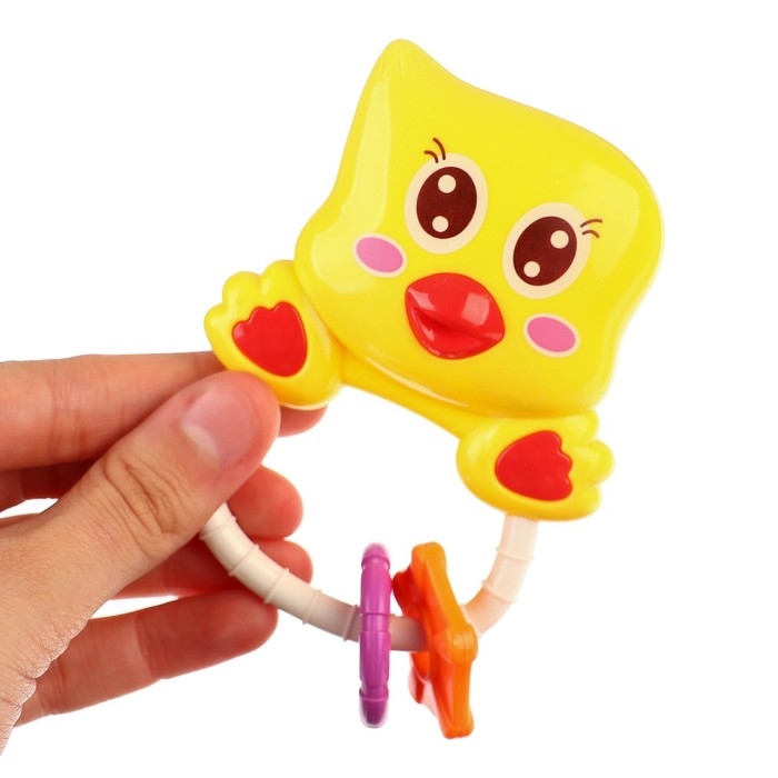 Погремушка «Радость малыша: Цыпленок на колечке», Крошка Я Погремушка «Радость малыша: Цыпленок на колечке», Крошка Я