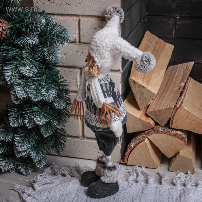 Кукла интерьерная Кукла интерьерная "Мальчик в кофточке" 38 см