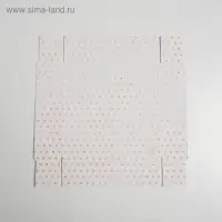 Кондитерская упаковка, коробка для макарун с пластиковой крышкой, «Цветы», 12 х 12 х 3.5 см