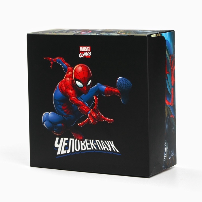 Коробка подарочная складная с 3Д, Человек-паук, 15 х 15 х 7 см Коробка подарочная складная с 3Д, Человек-паук, 15 х 15 х 7 см