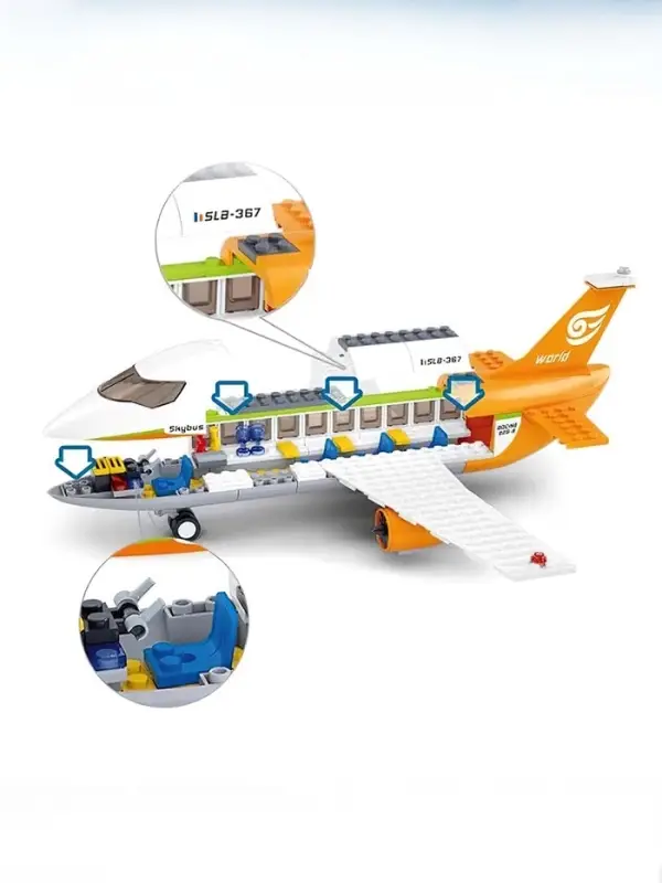 Конструктор Sluban &laquo;Международный аэропорт&raquo;, 678 деталей