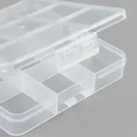 Органайзер для хранения мелочей, 9 ячеек, с подвесом, 10.2×10×1.8 см, прозрачный