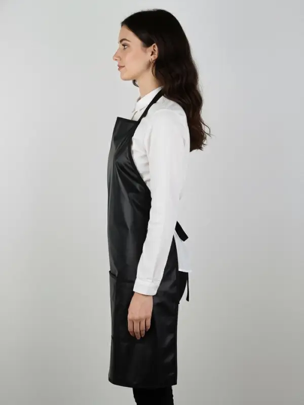 Фартук парикмахерский, одностронний, 3 кармана, чёрный Фартук парикмахерский, одностронний, 3 кармана, чёрный