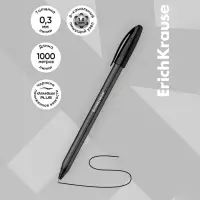 Ручка шариковая ErichKrause U-108 Original Stick, узел 1.0 мм, чернила чёрные, супермягкое письмо, длина линии письма 1000 метров Ручка шариковая ErichKrause U-108 Original Stick, узел 1.0 мм, чернила чёрные, супермягкое письмо, длина линии письма 1000 метров