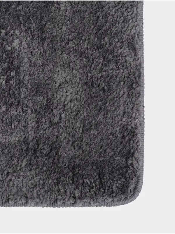 Коврик Savanna, 40&times;60 см, ворс 2 см, микрофибра, тёмно-серый