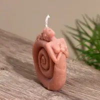 Свеча фигурная формовая &laquo;Русалка&raquo;, 6.5&times;4&times;8 см, соевый воск, МИКС