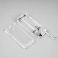 Светодиодная верхушка на ёлку &laquo;Звезда белая&raquo;, 16 см, 10 LED, от батареек ААх2, фиксинг, свечение красное