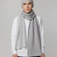 Шапка Nobilis, белая с серым