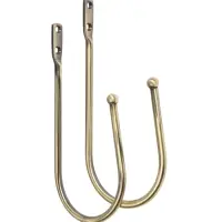 Крючок для штор ТУНДРА KS011, однорожковый, цвет бронза, 2 шт Крючок для штор ТУНДРА KS011, однорожковый, цвет бронза, 2 шт