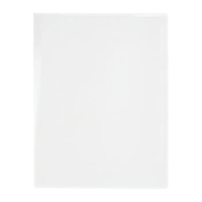 Папка с пружинным скоросшивателем А4, 500 мкм, корешок 15 мм, Calligrata, до 100 листов, белая