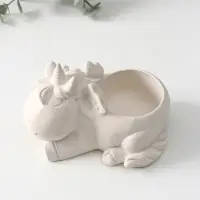 Подставка под мелочей «Единорог», 8×12×9 см, натуральный