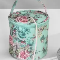 Сумка-футляр &laquo;Розы&raquo;, 1 люверс, d=14&times;14.5 см, разноцветная