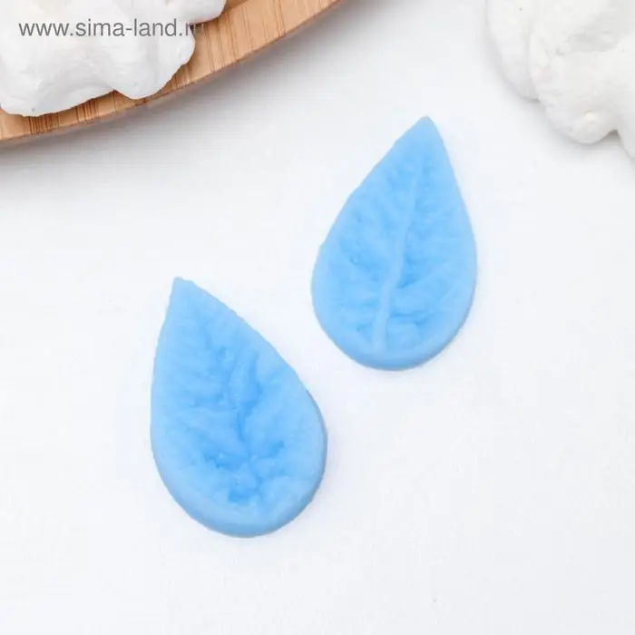 Молд «Лист гортензии», силикон, 2 предмета, 4×2.5 см, МИКС Молд «Лист гортензии», силикон, 2 предмета, 4×2.5 см, МИКС