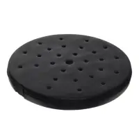 Стойка ограждения серебряная, с вытяжной лентой-470 см черная, высота-90см, d-11см, напольный d-35см