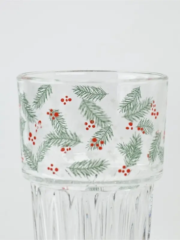 Стакан новогодний стеклянный &laquo;Новогоднее настроение&raquo;, 350 мл