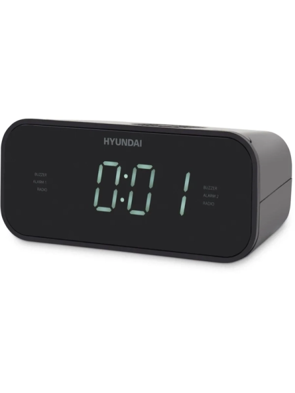 Радиобудильник H-RCL221 черный LCD подсв белая часы цифровые