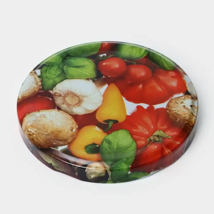 Крышка для консервирования Komfi «Калейдоскоп», ТО-100, жесть, винтовая, лак, литография, фасовка 15 шт., разноцветная Крышка для консервирования Komfi «Калейдоскоп», ТО-100, жесть, винтовая, лак, литография, фасовка 15 шт., разноцветная