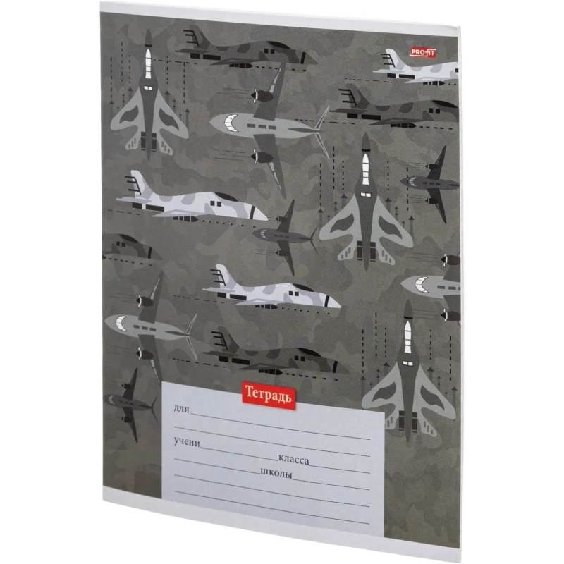 Тетрадь клетка 12л. Милитари паттерн, ассорти, 12-8826