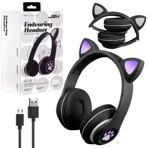 Наушники Bluetooth STM-28 CAT JBH черные