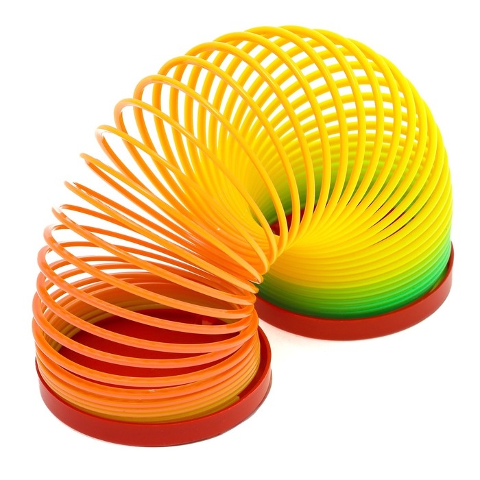 Новый год! Пружинка радуга «Веселая змея», цвета МИКС, d.-5см, новогодний подарок