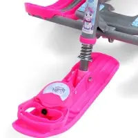 Снегокат &laquo;Тимка спорт 4-1&raquo; Единорог, со спинкой, голубой, розовый, ТС4-1 М/ЕР Nika Kids