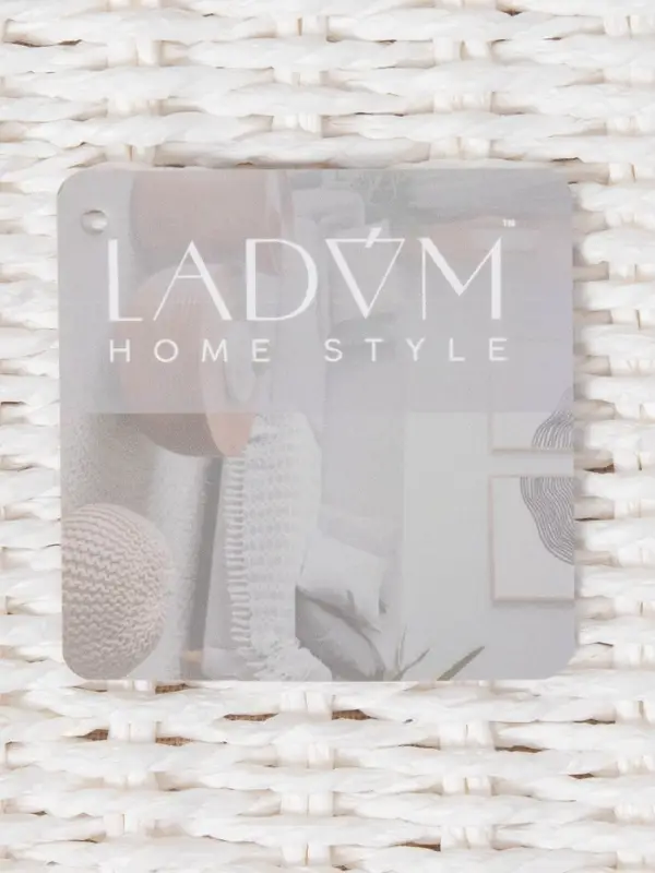 Корзина для белья LaDо́m &laquo;Классика&raquo;, прямоугольная, 45&times;27&times;64 см, белая