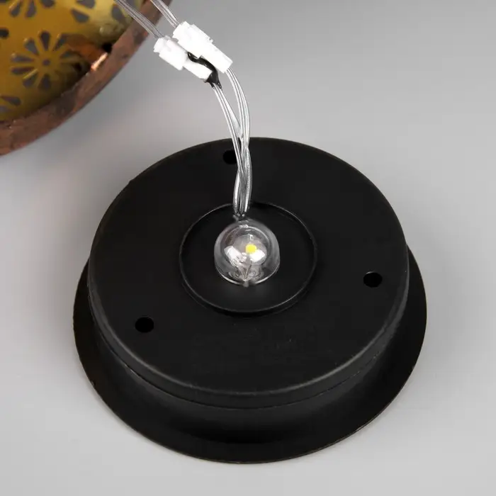 Садовый светильник на солнечной батарее &laquo;Лейка&raquo;, 27&times;17&times;11 см, 55 LED, свечение тёплое белое