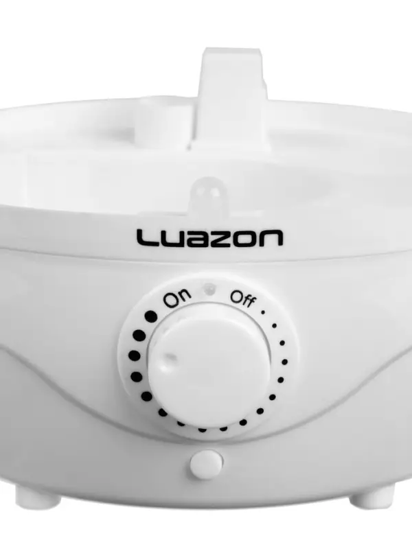 Увлажнитель воздуха Luazon LHU-04, ультразвуковой, 2 л, 35 м&sup2;, бело-голубой