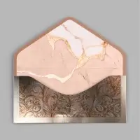 Конверт для денег &laquo;С наилучшими пожеланиями&raquo;, 3D эффект, тиснение, 19&times;9.3 см