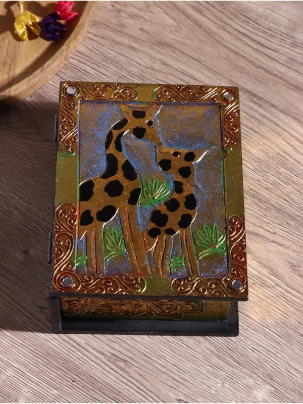 Шкатулка резная МДФ  Шкатулка резная МДФ "Стрекоза", 15х19х7,5 см