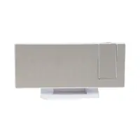 Часы-будильник электронные настольные с проекцией на потолок, 18.4&times;7.5 см, зеленая индикация