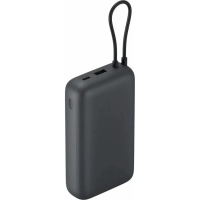 Внешний аккумулятор с встр.каб. Xiaomi BHR9740GL 20000mAh GL Dark Gray