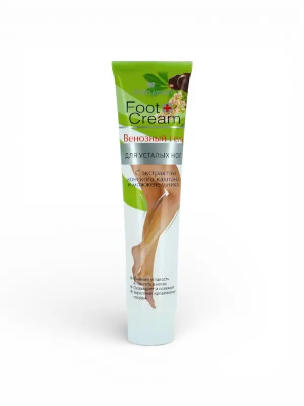 Гель венозный  для усталых ног B.J. с экстратами конского каштана и можжевельника, 125 мл