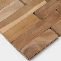 Коврик из тикового дерева, 30&times;20&times;0.7 см