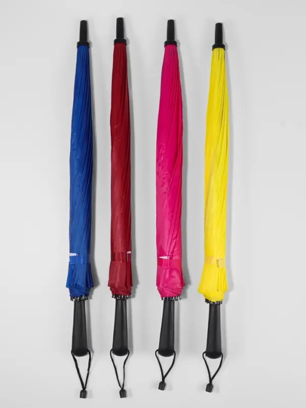 Зонт - трость полуавтоматический &laquo;Однотонный&raquo;, 16 спиц, R=46/55 см, d=92 см, МИКС