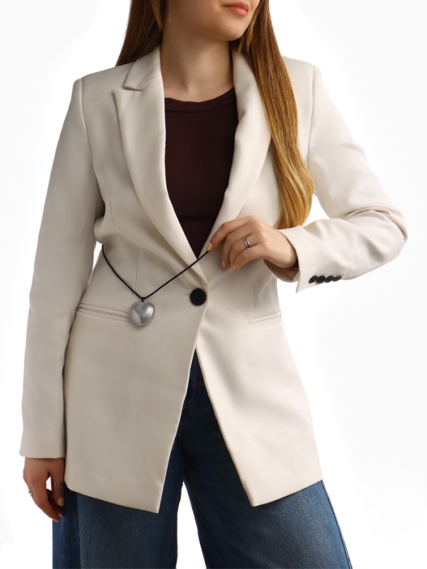 Портупея с кулоном «Сердечко» кожа, трансформер, цвет серебро, 150 см Портупея с кулоном «Сердечко» кожа, трансформер, цвет серебро, 150 см