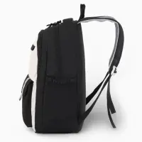 Рюкзак 31*14*44 см,2 отд.3 н/карм+пенал, Комби черный/беж