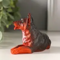 Сувенир Овчарка лежа, 6,5х10х5см