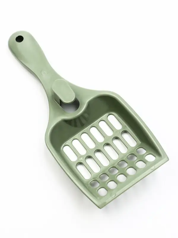 Совок для кошачьего туалета &laquo;Мур Мяу&raquo;, 22.5&times;9.5&times;4 см, пластик, цвет фисташковый