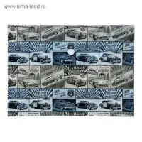 Папка-конверт на кнопке, А5, 180 мкм, МИКС Папка-конверт на кнопке, А5, 180 мкм, МИКС