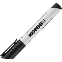 Маркер для белых досок KORES черный 3 мм круглый наконечник '20830