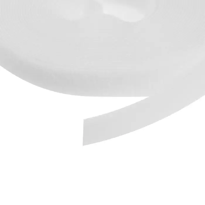 Лента-липучка для проводов 5000&times;10&times;1.5 мм ТУНДРА, белая, 1 шт.