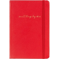 Ежедневник недатированный красный, А5, 140x200мм, 136 л. ATTACHE