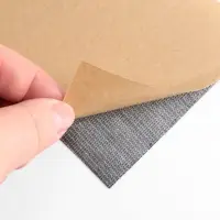 Заплатка клеевая из кожзаменителя, 10&times;20 см, тёмно-коричневая