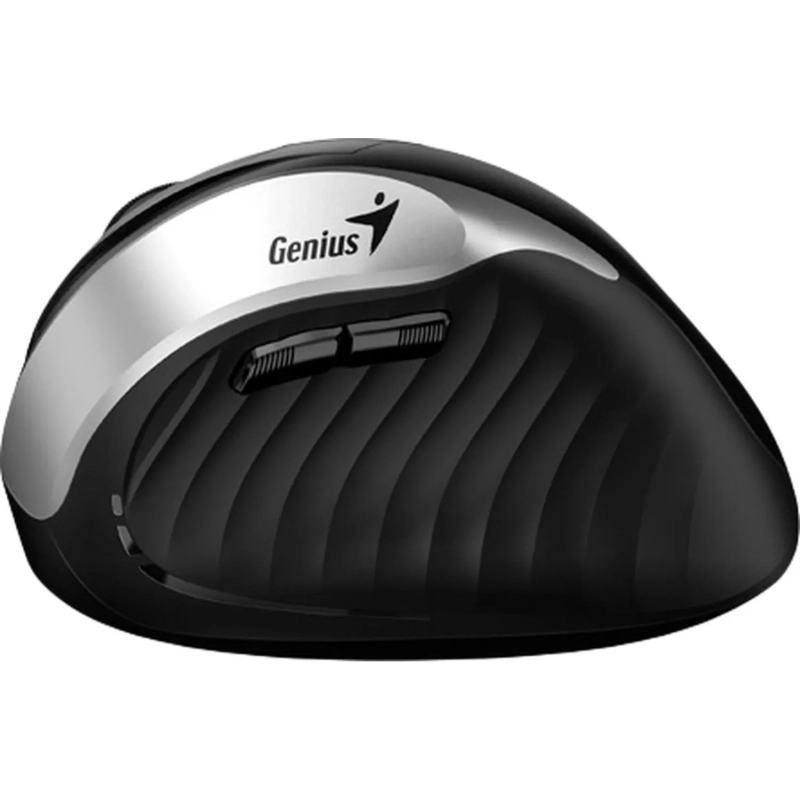 Мышь компьютерная Genius Ergo 8250S, вертикальная беспроводная, серебристый