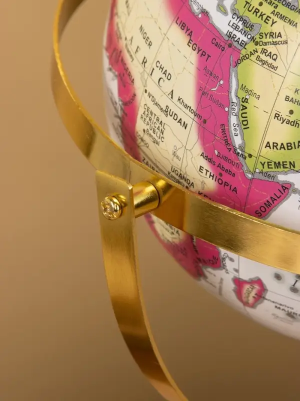 Глобус сувенирный, 23×27×35 см, подставка металл