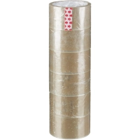 Клейкая лента Упаковочная 48мм х 30м 38мкм прозрачная 6 шт/уп