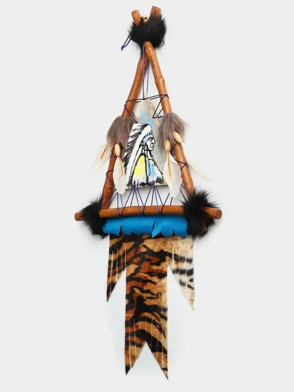 Панно "Вождь" 30х3х60 см