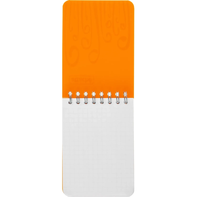 Блокнот А7,пласт обл,80л, ATTACHE FANTASY,оранж