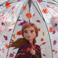 Зонт прозрачный купол &laquo;Зимняя принцесса&raquo;, d=76см